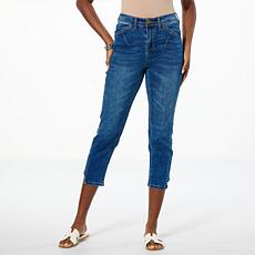 DG2 by Diane Gilman New Classic Stretch Denim Skinny Crop Jean