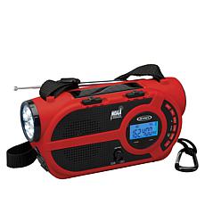 Jensen JEP-650 Portable Weather Alert 4-Way Power Radio & Flashlight